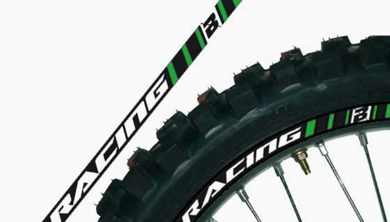 Adhesivo para llantas BLACKBIRD verde 5081/30