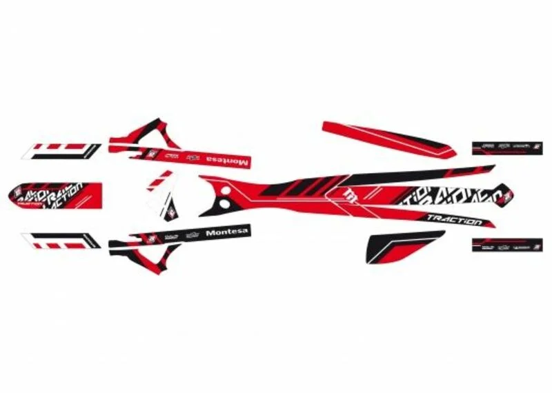 Kit Adhesivos Blackbird Traction Montesa 2T12E