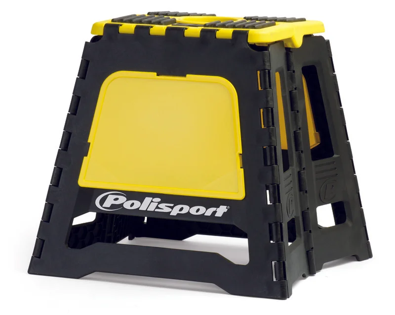 Caballete plegable de plástico Polisport amarillo 8981500001