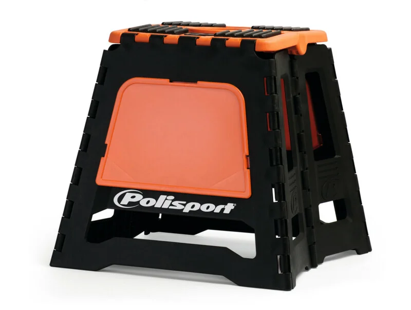 Caballete plegable de plástico Polisport naranja 8981500002