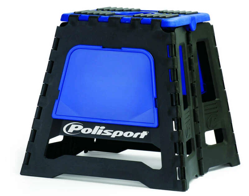 Caballete plegable de plástico Polisport azul 8981500003