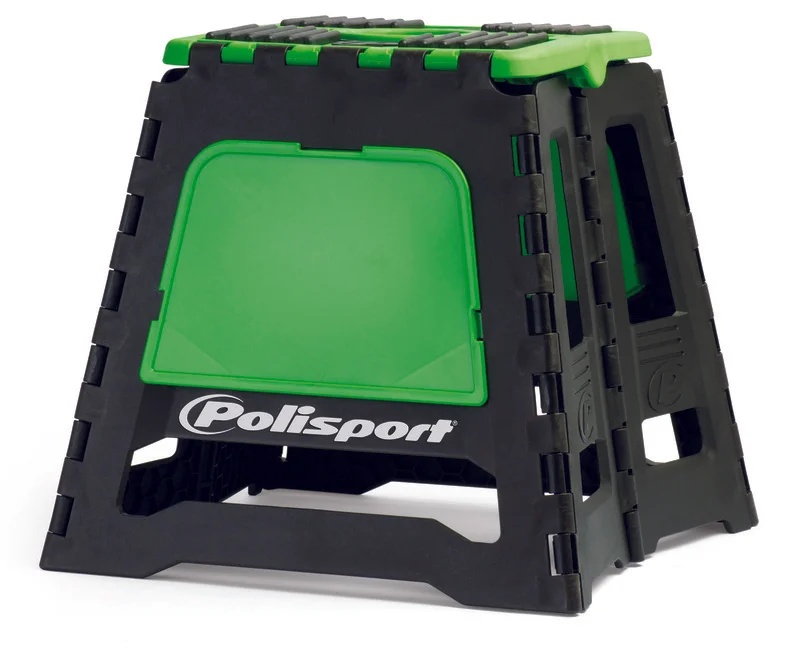 Caballete plegable de plástico Polisport verde 8981500005