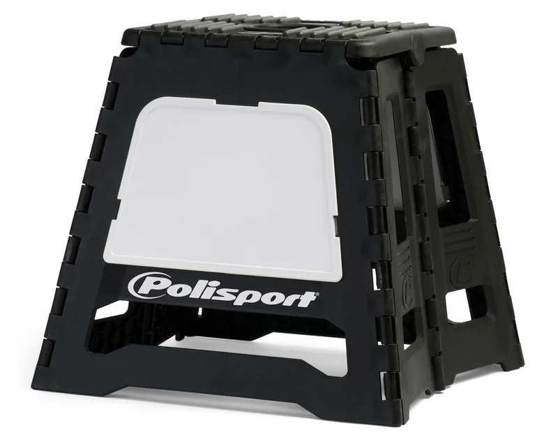 Caballete plegable de plástico Polisport blanco 8981500006