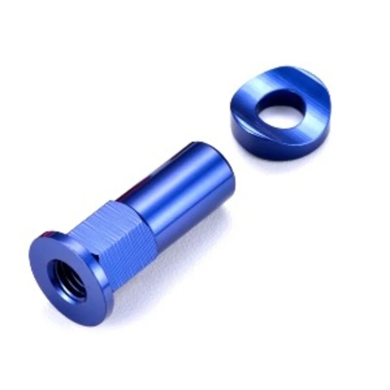 Tuerca de freno cubierta corto azul