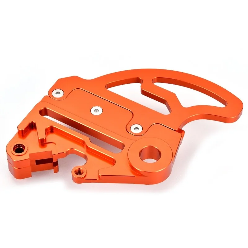 Protector de disco trasero ART con soporte de pinza naranja