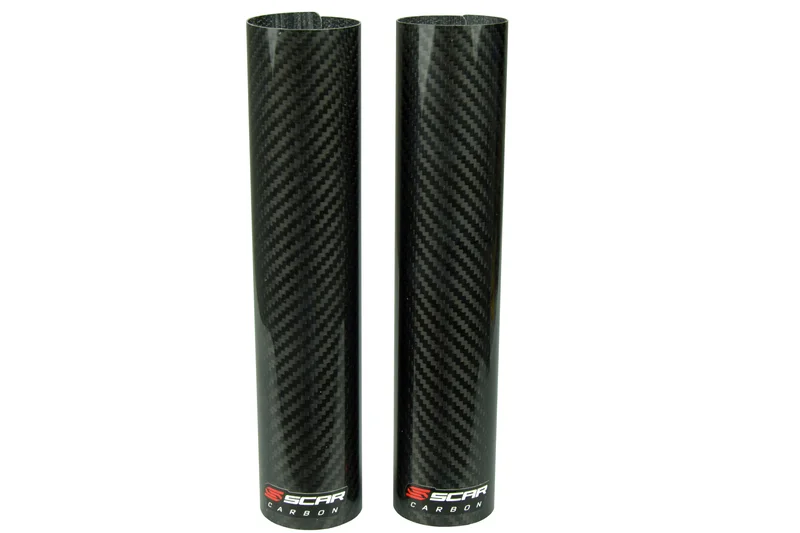 Protectores inferiores de horquilla SCAR 240x52mm - Carbono