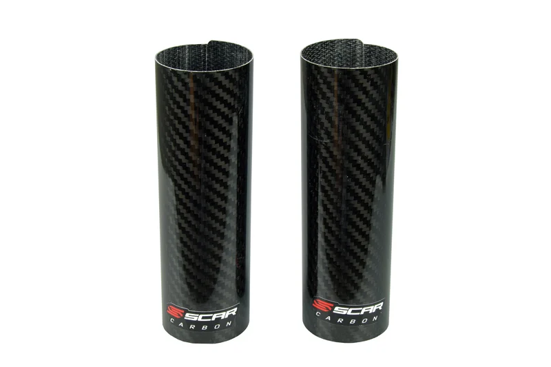 Protectores superiroes de horquilla SCAR 160x52mm - Carbono