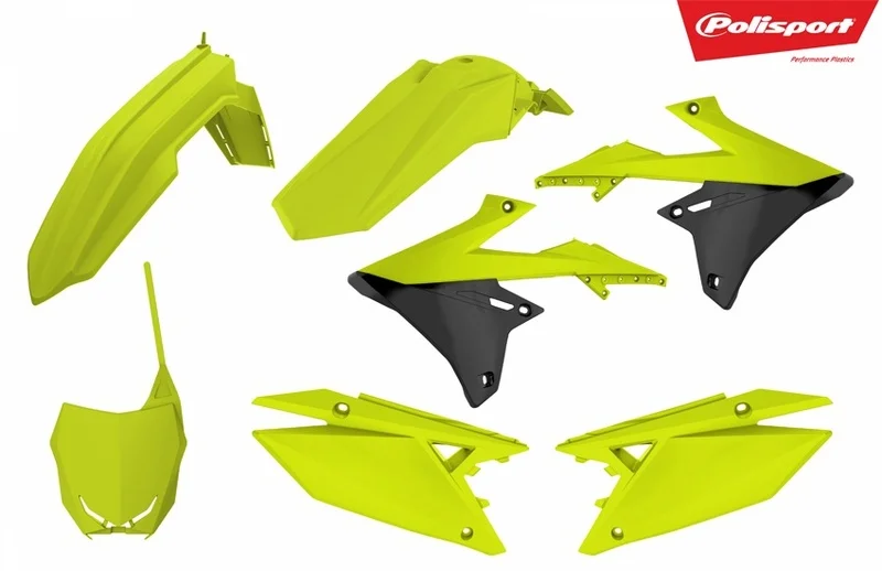 Kit de plástica Polisport RM-Z450 18 Amarillo neón