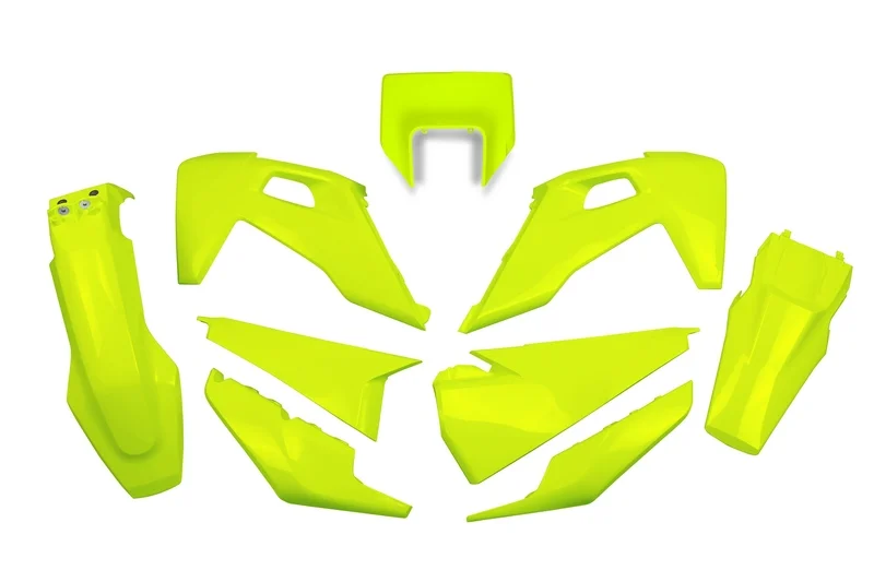 Kit plástica UFO amarillo flúor Husqvarna FE/TE