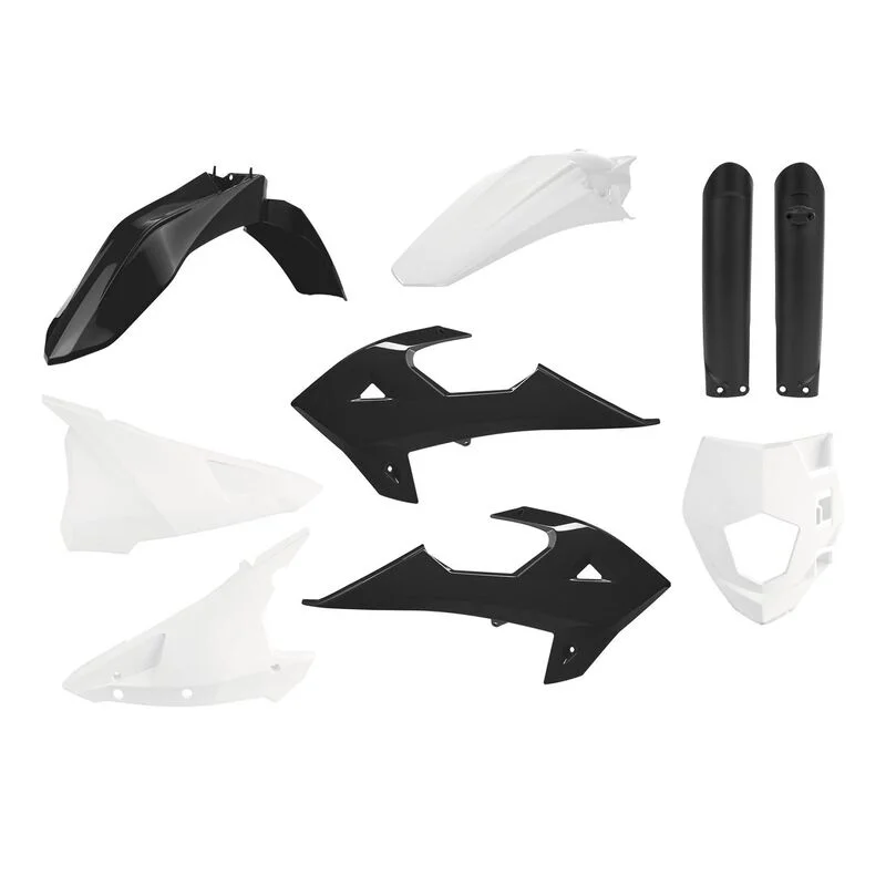 Kit de plásticos Polisport, GASGAS EC/EC-E, negro/blanco
