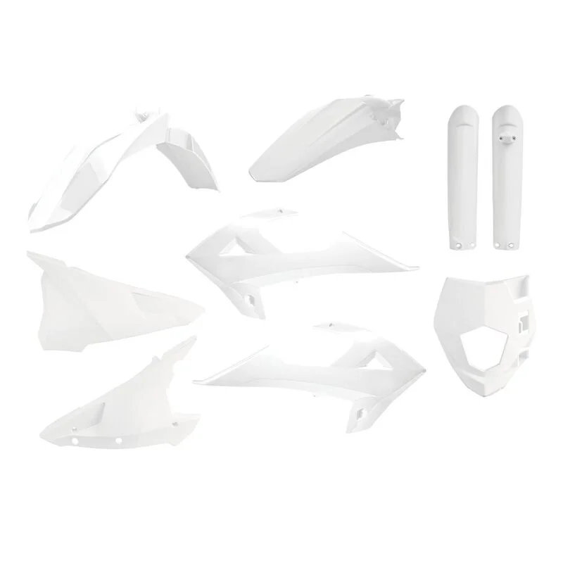 Kit de plásticos Polisport, GASGAS EC/EC-E, blanco
