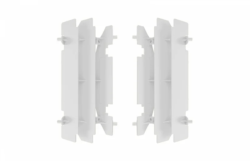Aletines de radiador Polisport SUZUKI Blanco