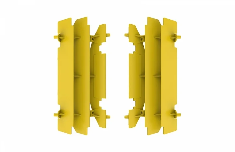 Aletines de radiador Polisport SUZUKI Amarillo