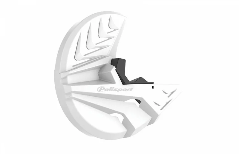 Protectores de horquilla+disco de freno Polisport CRF450/250R 10-14 - Blanco