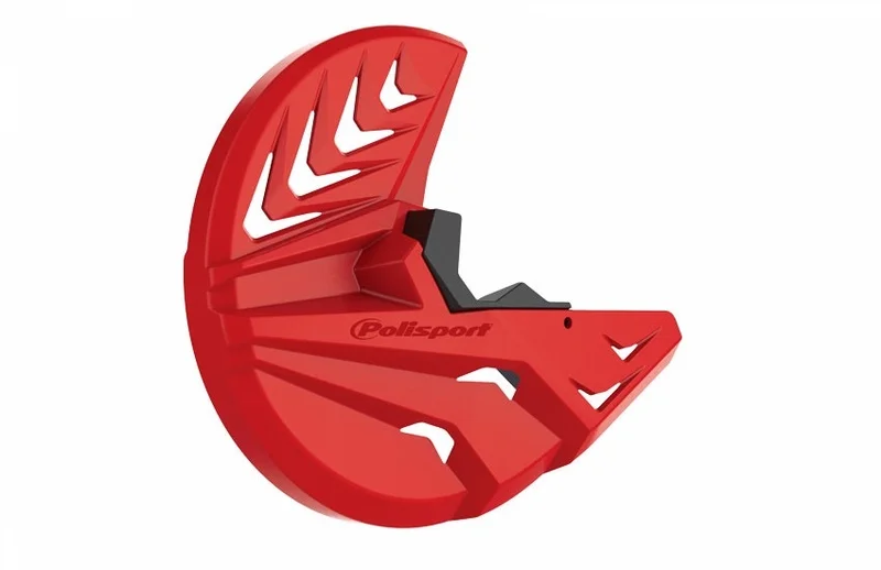 Protectores de horquilla+disco de freno Polisport CRF450/250R 10-14 - Rojo