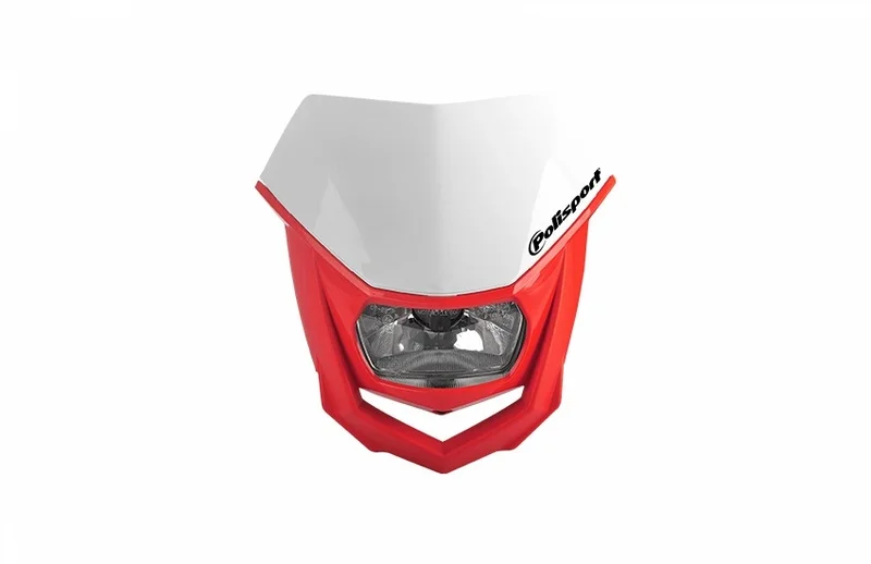 Careta POLISPORT Halo rojo/blanco