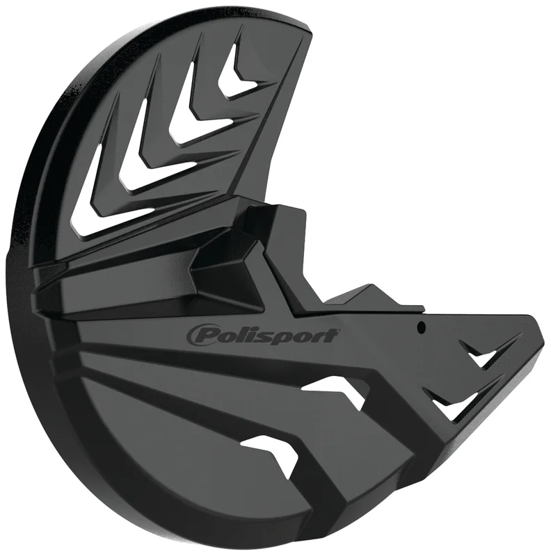 Protector de disco y puntera de Horquilla POLISPORT negro / negro