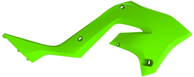 Tapa de radiador Polisport, verde lima KX125/250