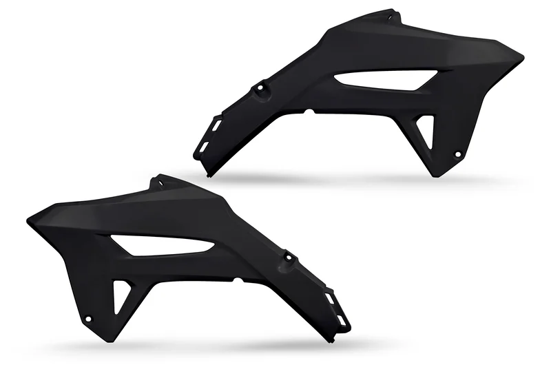 Paneles laterales radiador UFO negro Honda CRF 450 R
