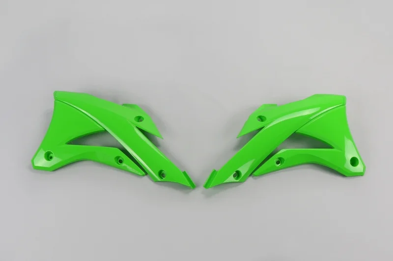 Paneles laterales radiador UFO verde Kawasaki KX 85