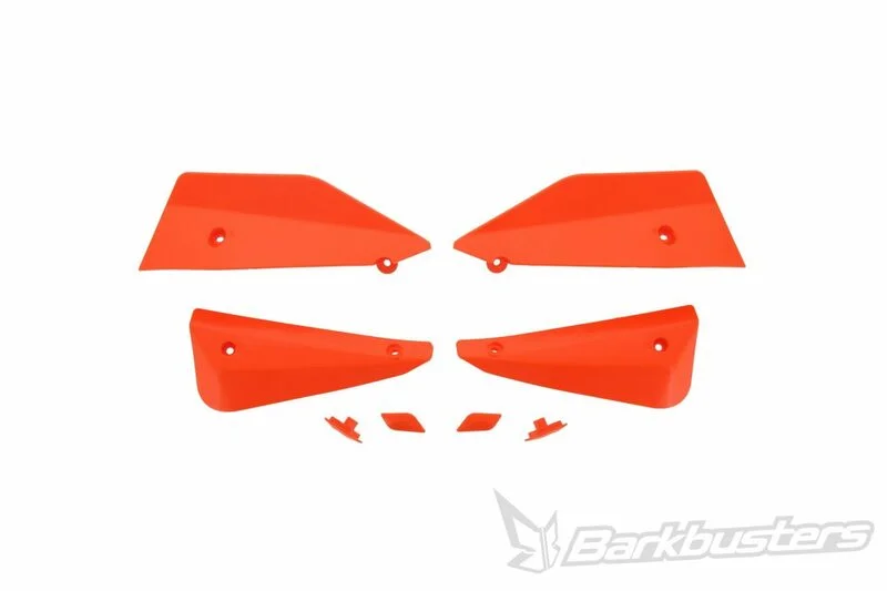 Kit de deflectores y conectores Barkbusters SABRE Color naranja