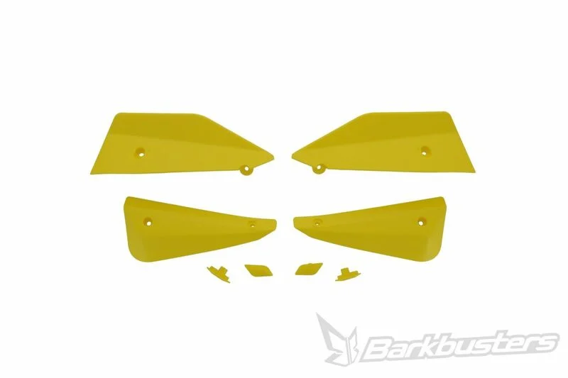 Kit de deflectores y conectores Barkbusters SABRE Color amarillo