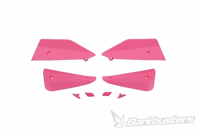 Kit de deflectores y conectores Barkbusters SABRE Color rosa