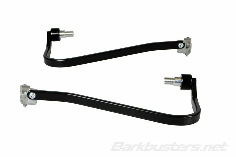 Soportes de aluminio Barkbusters Fijación de doble anclaje Color negro