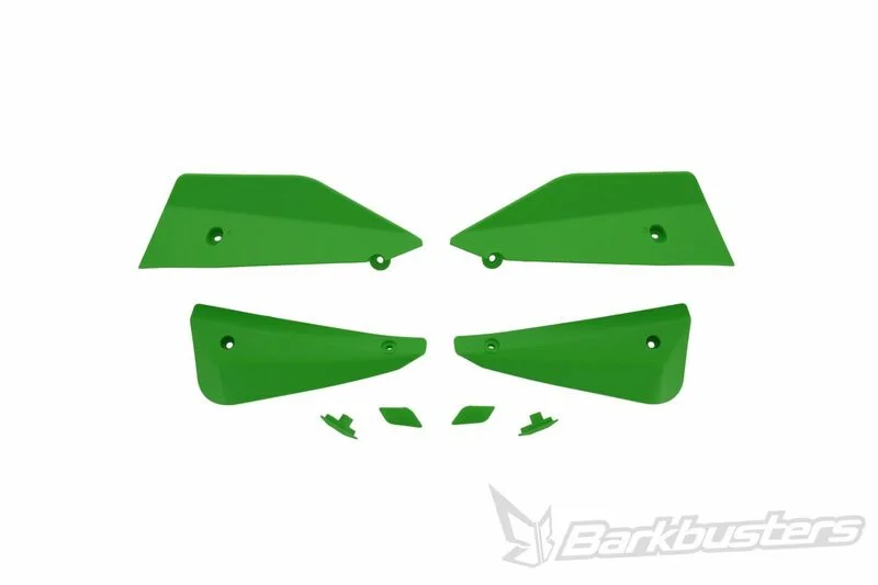Kit de deflectores y conectores Barkbusters SABRE Color verde