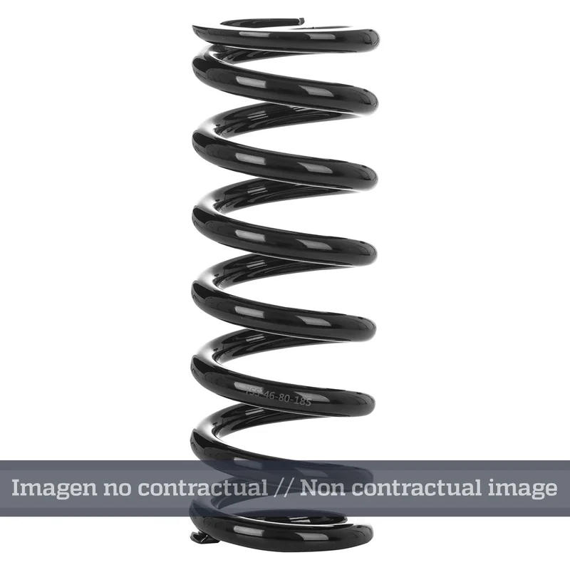 Muelle de amortiguador trasero YSS lineal negro 56-110-185