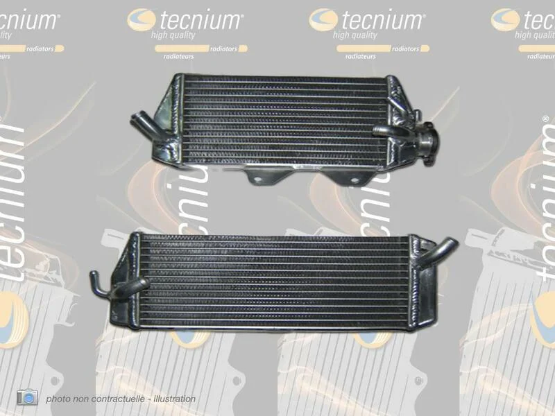 Radiador de aluminio soldado standard lado izquierdo 32x11x3,5cm