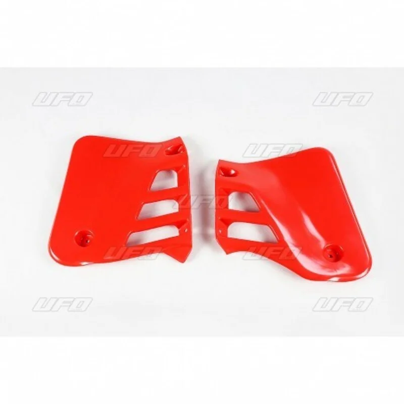 Plásticos laterales de radiador UFO Honda rojo HO02602-061