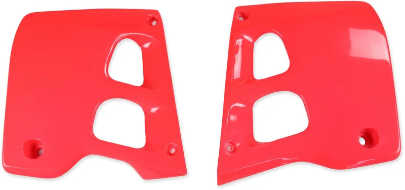 Plásticos laterales de radiador UFO Honda rojo HO02625-067