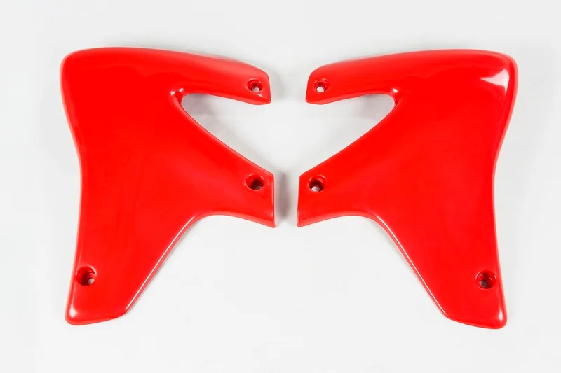 Plásticos laterales de radiador UFO Honda rojo HO03676-069