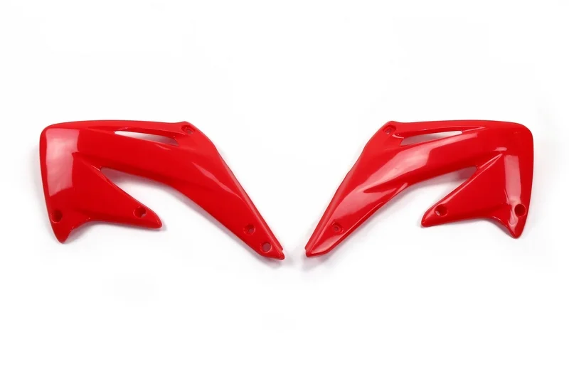 Plásticos laterales de radiador UFO Honda rojo HO03693-070