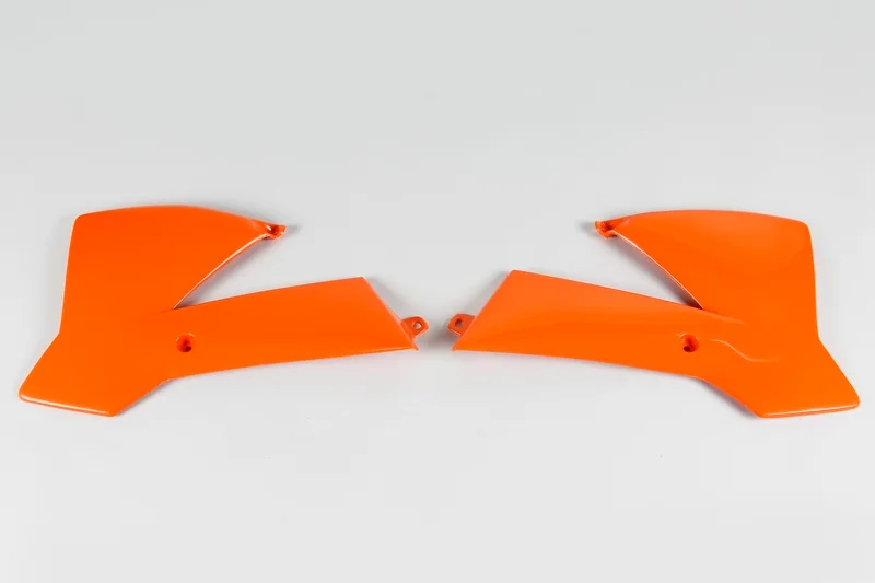 Plásticos laterales de radiador UFO KTM naranja KT03072-127