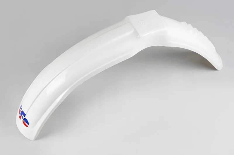 Guardabarros delantero universal UFO cross-enduro mediano blanco ME08003-W