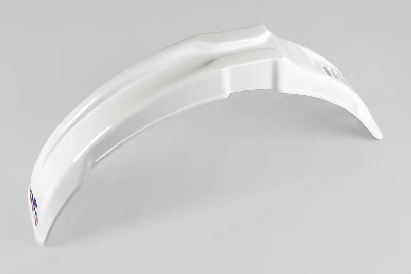 Guardabarros delantero universal UFO Husqvarna 80cc-125cc, Accossato 80cc, Aim 80cc blanco ME08011-W