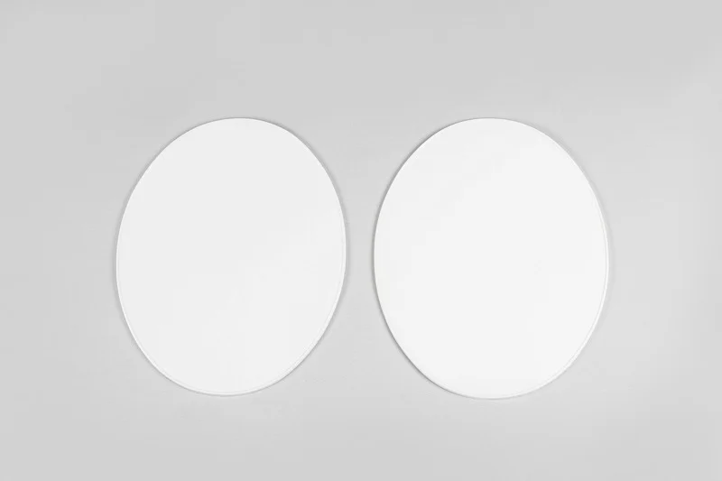 Portanúmeros universal UFO 2 pcs- (desde 1970) blanco ME08048-W