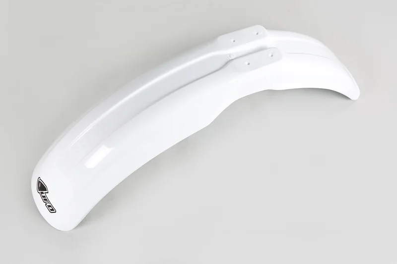 Guardabarros delantero universal UFO 125-250-500 cross-enduro blanco PA01008-041