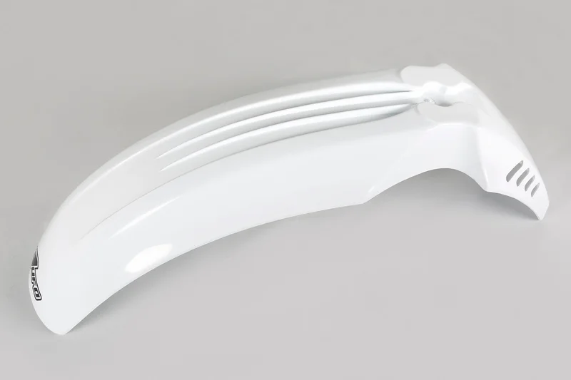 Guardabarros delantero universal UFO 500-600 cross-enduro blanco PA01014-041