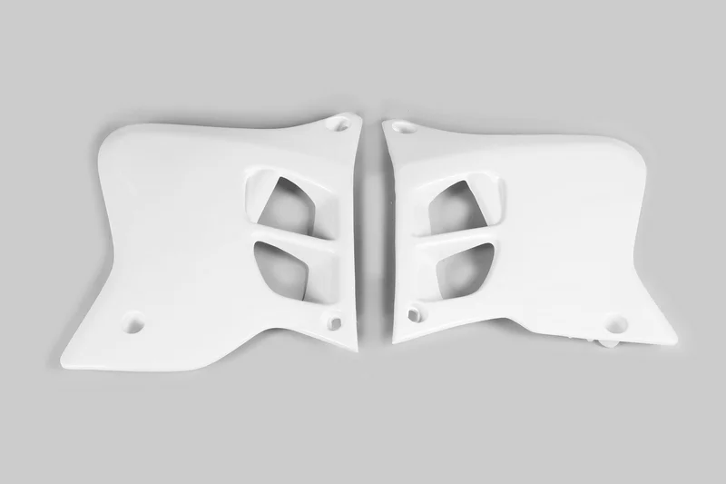 Plásticos laterales de radiador UFO Yamaha blanco YA02856-046