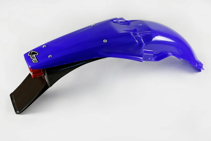 Guardabarros trasero con piloto UFO Yamaha azul YA03814T-089