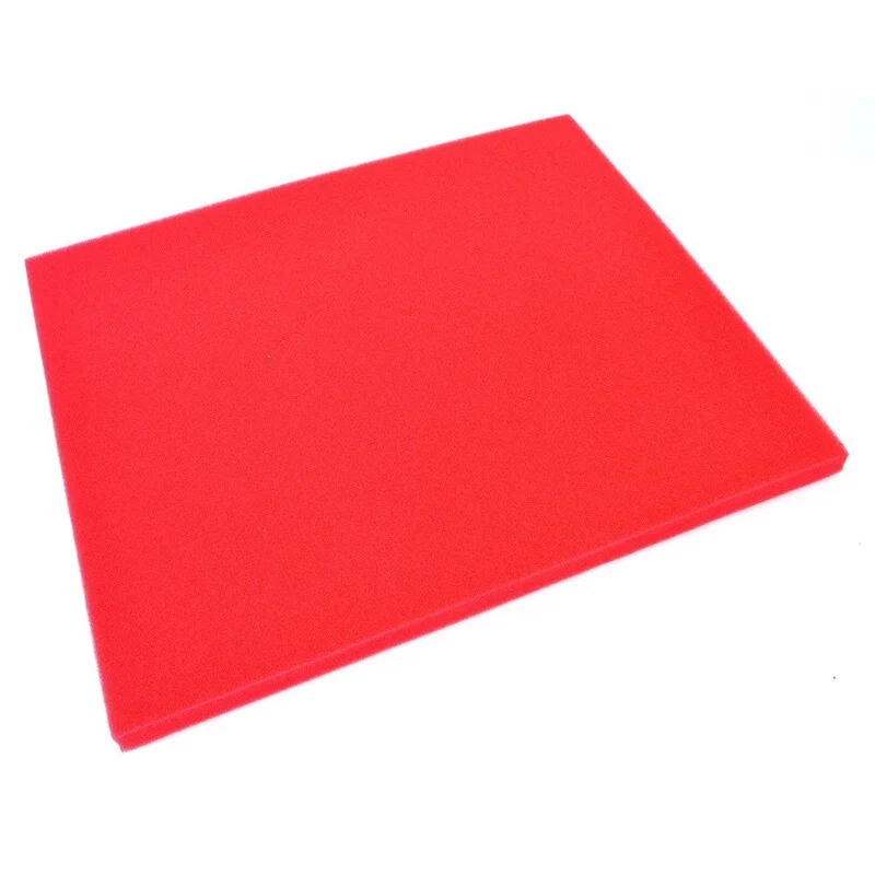 Pliego de espuma roja para filtro de aire (280x330x10mm) ARTEIN AF00000000040