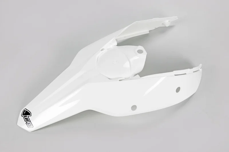 Guardabarros trasero con paneles laterales UFO KTM blanco KT03094-047