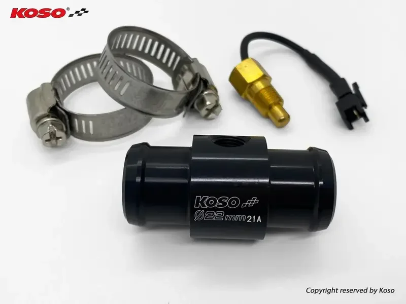 Adaptador para sensor temperatura de agua KOSO Ø22mm  BG022B00