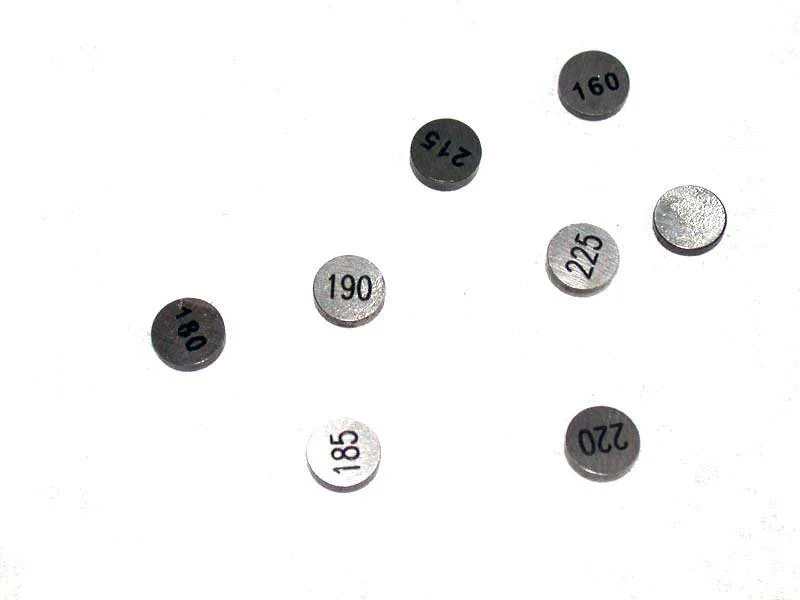 Pastillas de reglaje TOURMAX - Set 2 piezas Ø Ø29 x 2 9 mm