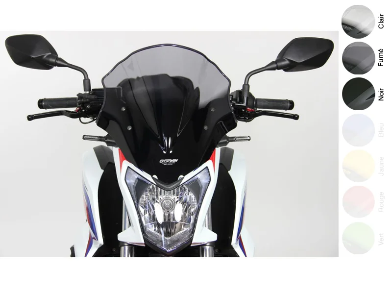Pantalla MRA Racing CB650 F 14-15, ahumado