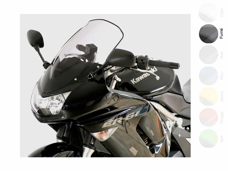 Pantalla MRA Racing, ahumado, Kawasaki ER 6 F 2006-