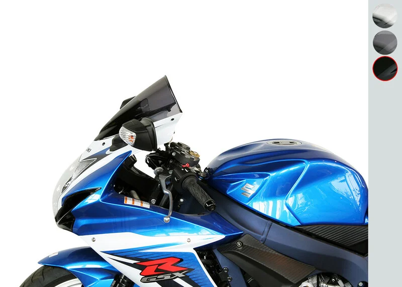 Pantalla MRA Racing, negro, Suzuki GSX-R 600 2011